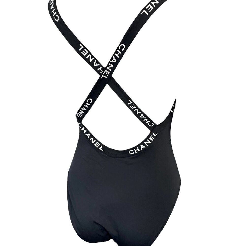 CHANEL Black One Piece Swimsuit - Picture 2 of 11